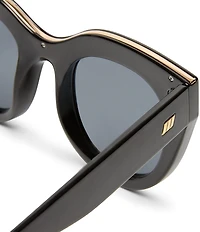 Le Specs Women's Air Heart 51mm Cat Eye Polarized Sunglasses