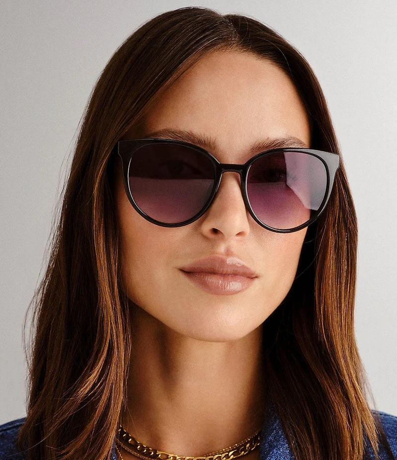 Le Specs Women's Armada 54mm Round Sunglasses