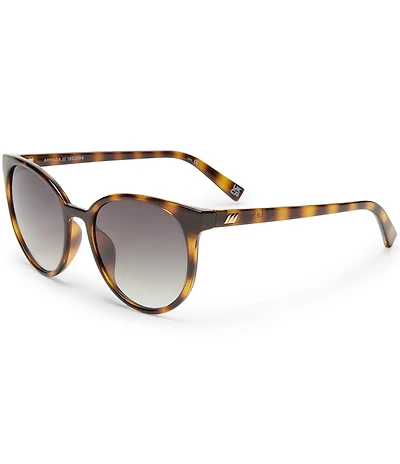 Le Specs Women's Armada 54mm Tortoise Round Sunglasses