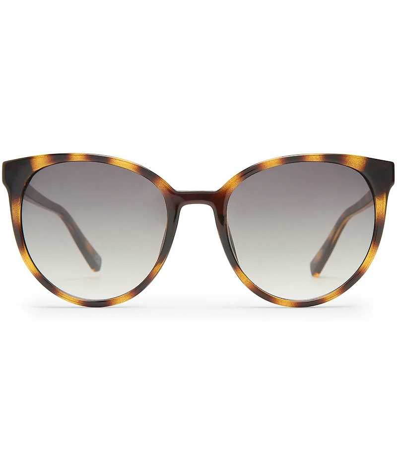 Le Specs Women's Armada 54mm Tortoise Round Sunglasses