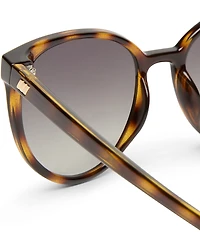 Le Specs Women's Armada 54mm Tortoise Round Sunglasses