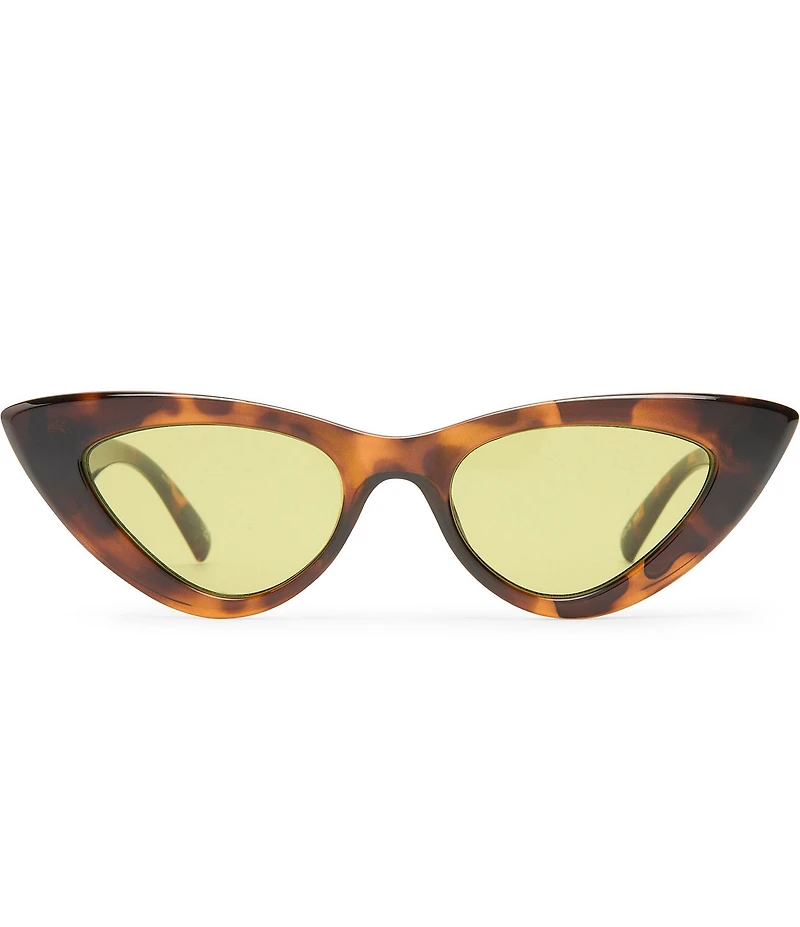 Le Specs Women's Hypnosis 50mm Tortoise Cat Eye Sunglasses