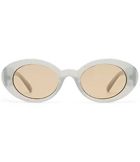 Le Specs Women's Nouveau Vie 50mm Oval Sunglasses