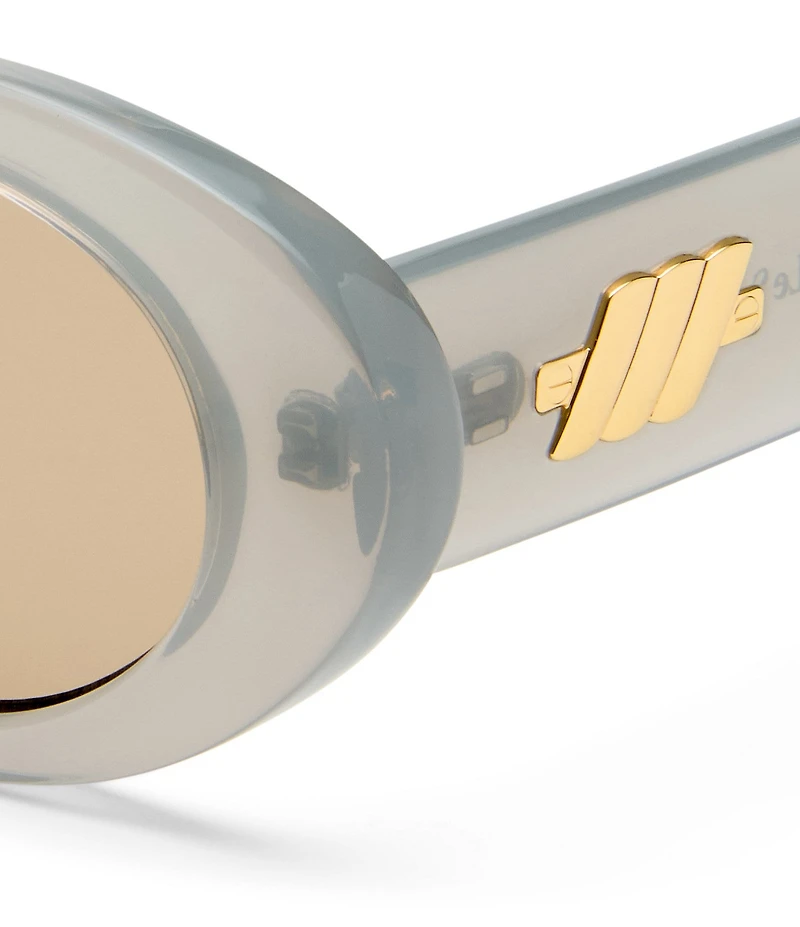 Le Specs Women's Nouveau Vie 50mm Oval Sunglasses