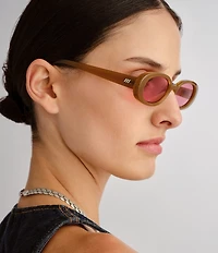 Le Specs Women's Outta Love 51mm Oval Sunglasses