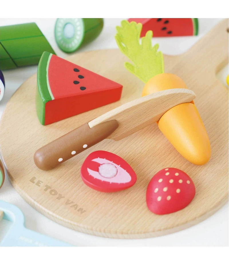 Le Toy Van Chopping Board & Super Foods Set