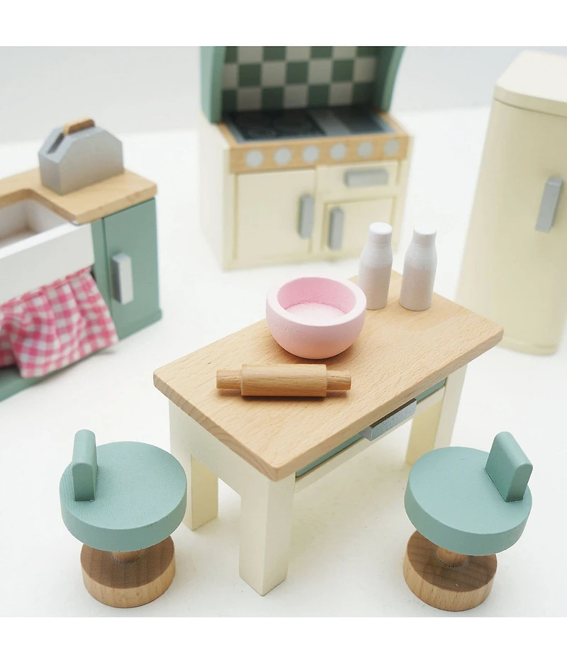 Le Toy Van Daisylane Kitchen Furniture Set for Dollhouse