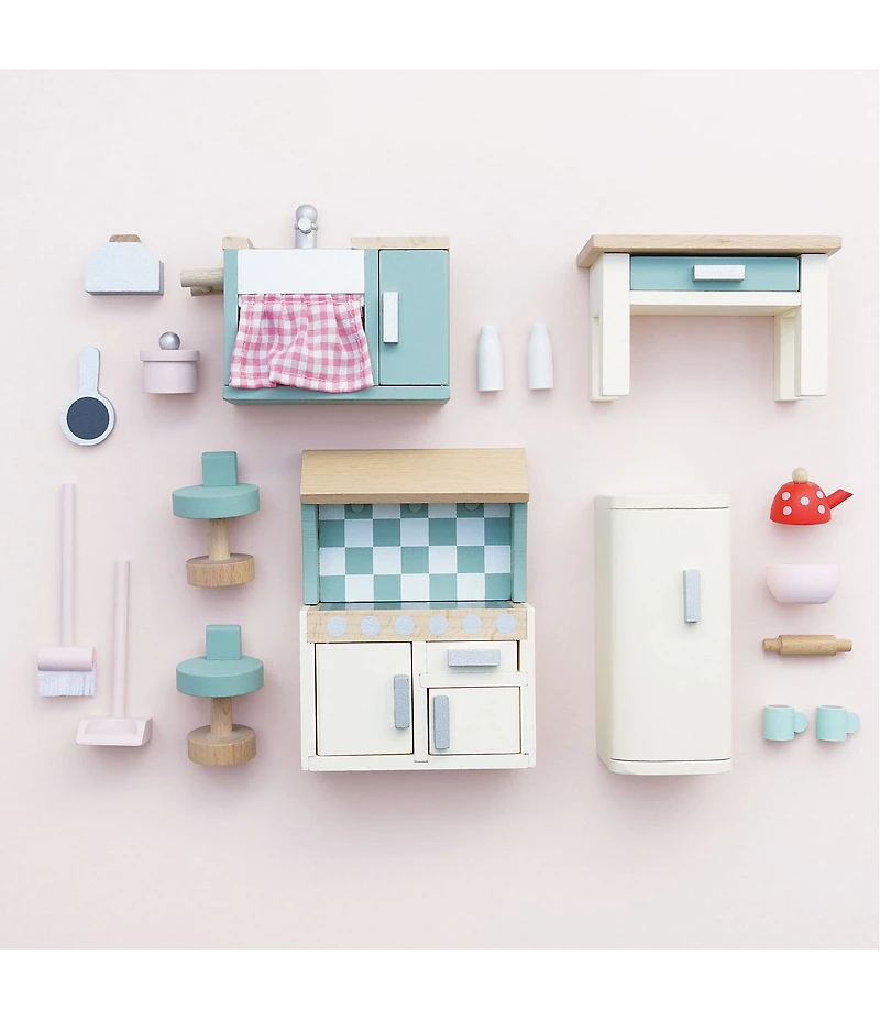 Le Toy Van Daisylane Kitchen Furniture Set for Dollhouse