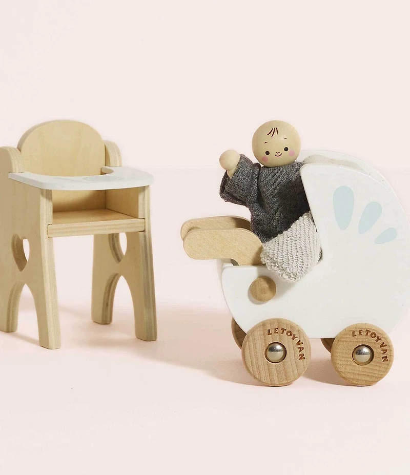 Le Toy Van Daisylane Nursery Doll Set for Dollhouse