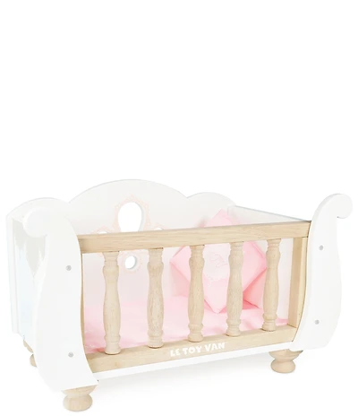 Le Toy Van Honeybake Sleigh Doll Cot & Crib