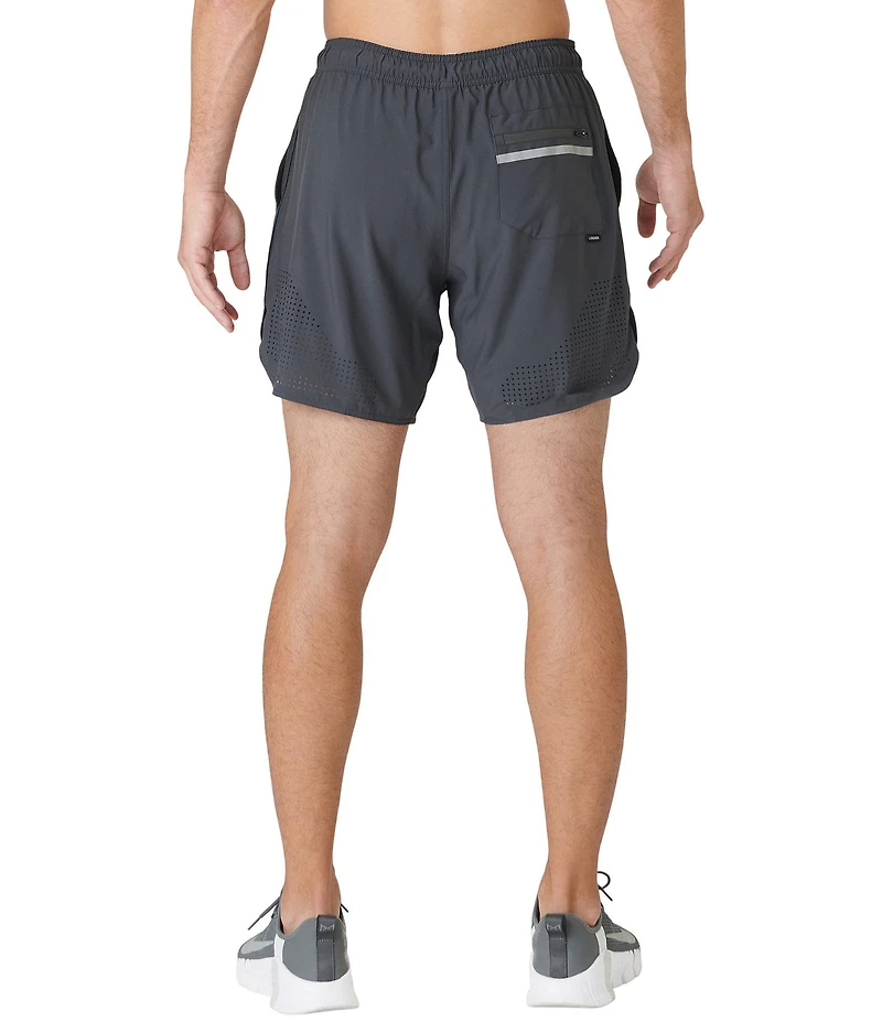 Legends Luka Drawstring Moisture Wicking 5#double; Inseam Shorts
