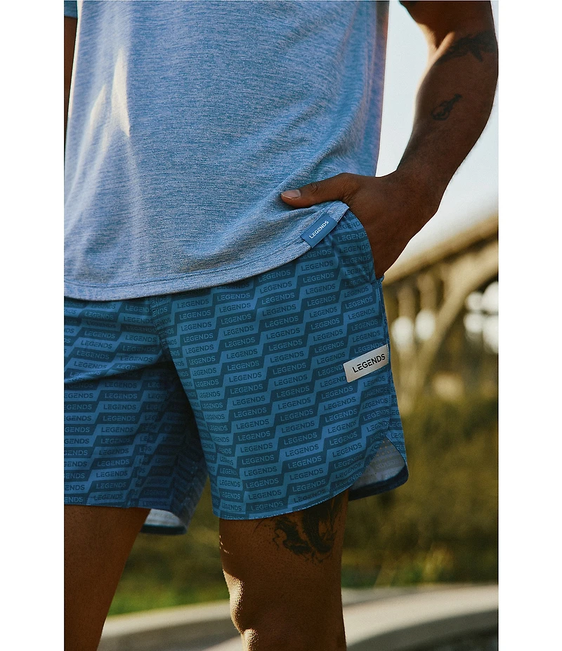 Legends Luka Logo Print 7#double; Inseam Shorts