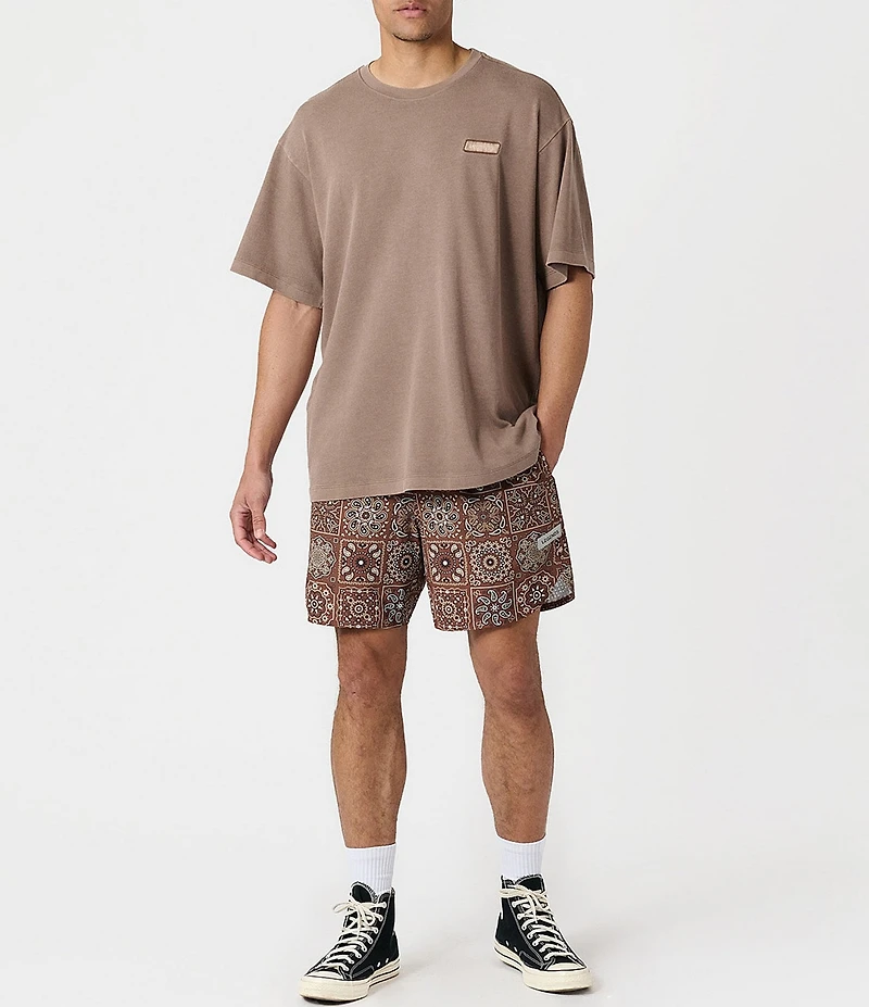 Legends Luka Paisley Tile Print 7#double; Inseam Shorts