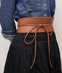 Lele Sadoughi Bonnie Faux Leather Belt