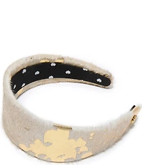 Lele Sadoughi Brigitte Genuine Cowhide Headband