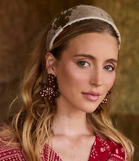 Lele Sadoughi Brigitte Genuine Cowhide Headband