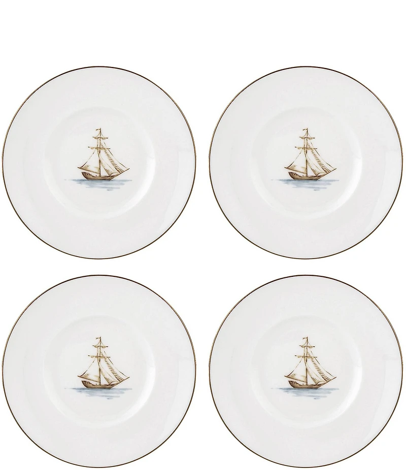 Lenox British Colonial Tradewind Dessert Plates, Set of 4