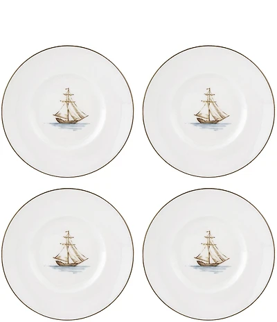 Lenox British Colonial Tradewind Dessert Plates, Set of 4