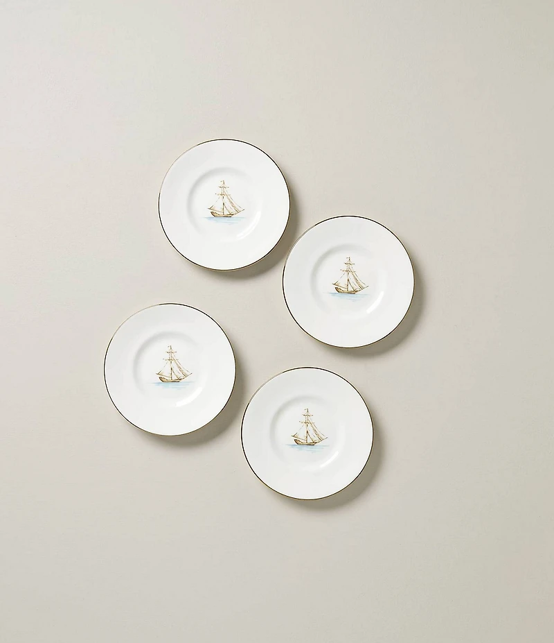 Lenox British Colonial Tradewind Dessert Plates, Set of 4
