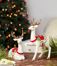 Lenox Holiday Christmas Reindeer Laying Figurine