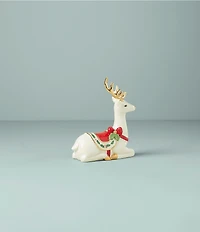 Lenox Holiday Christmas Reindeer Laying Figurine
