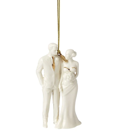 Lenox 2025 Bride & Groom Porcelain Ornament