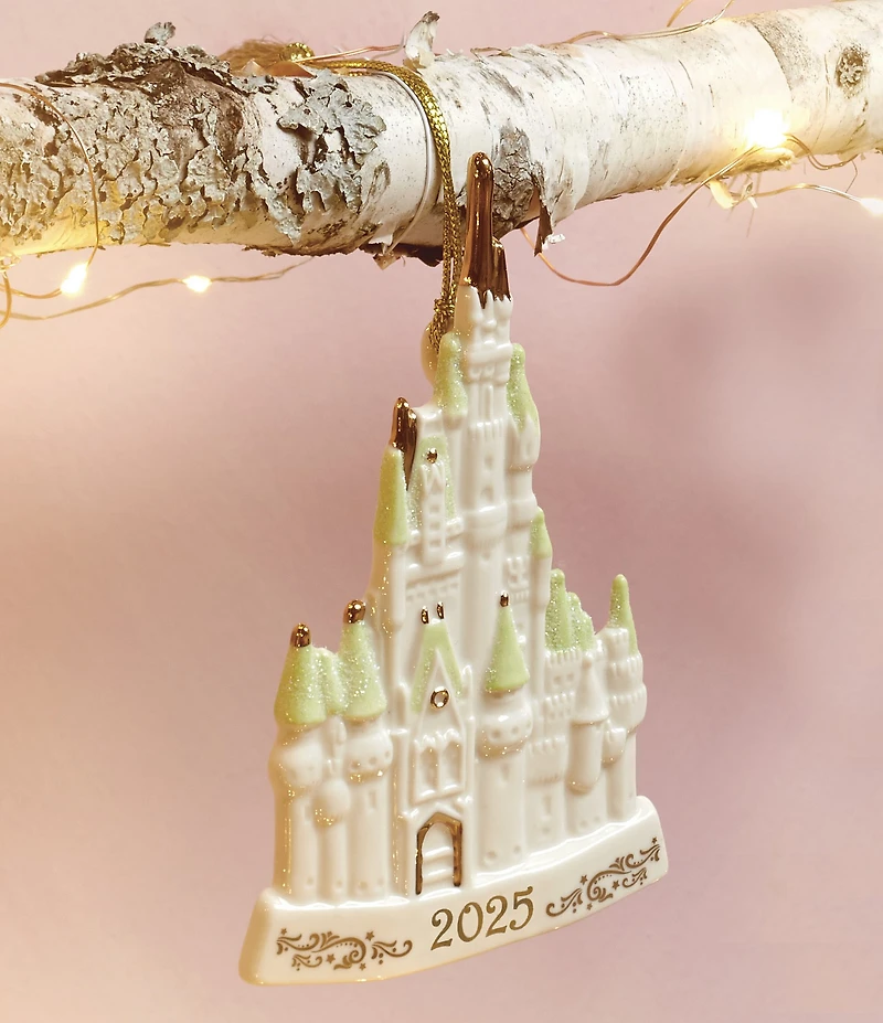 Lenox 2025 Cinderella Castle Porcelain Ornament