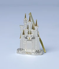 Lenox 2025 Disney Cinderella Castle Silver Ornament