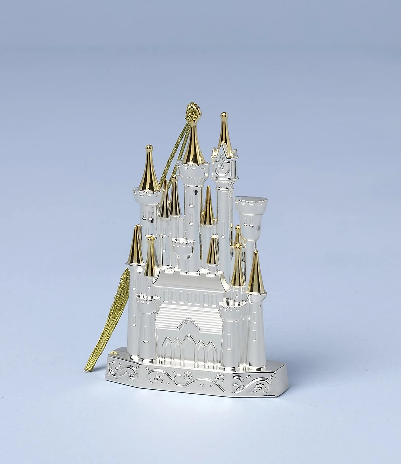 Lenox 2025 Disney Cinderella Castle Silver Ornament