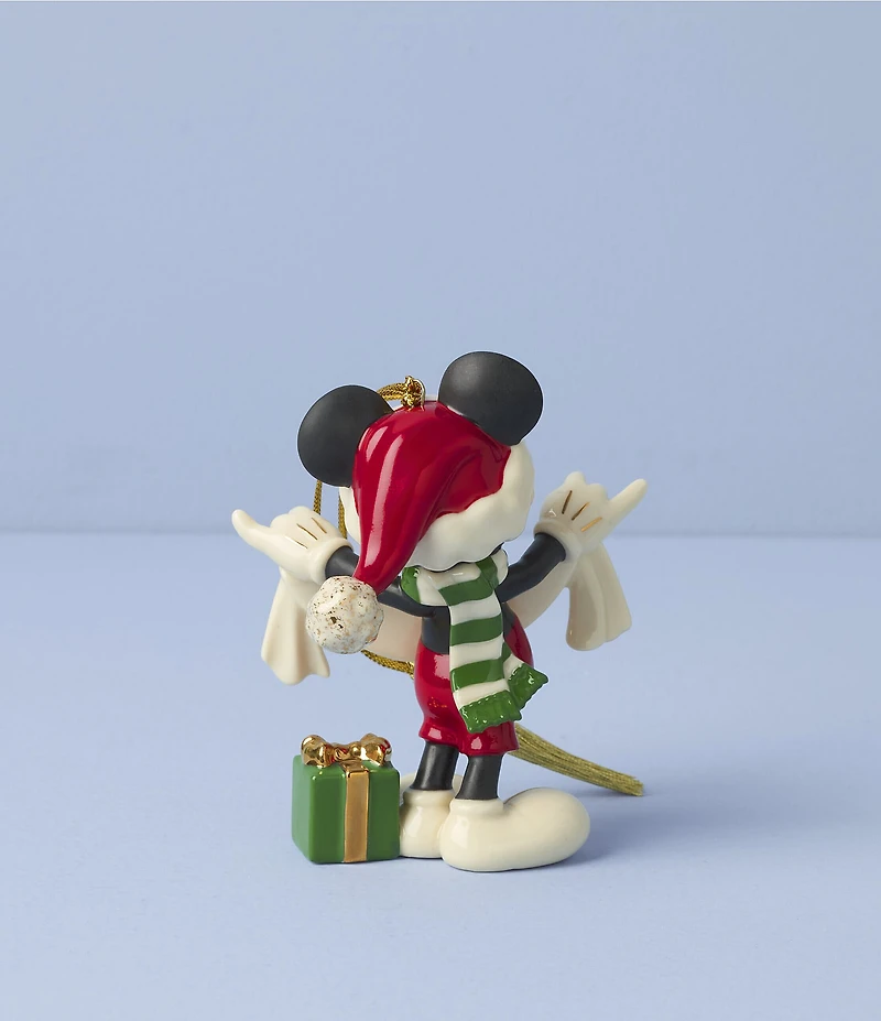 Lenox 2025 Mickey Mouse Merry Christmas Porcelain Ornament