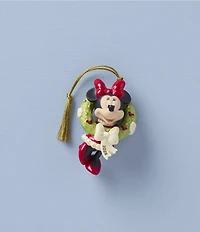 Lenox 2025 Minnie Mouse Christmas Wreath Porcelain Ornament
