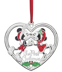 Lenox 2025 Our 1st Christmas Mickey & Minnie Mouse Disney Ornament