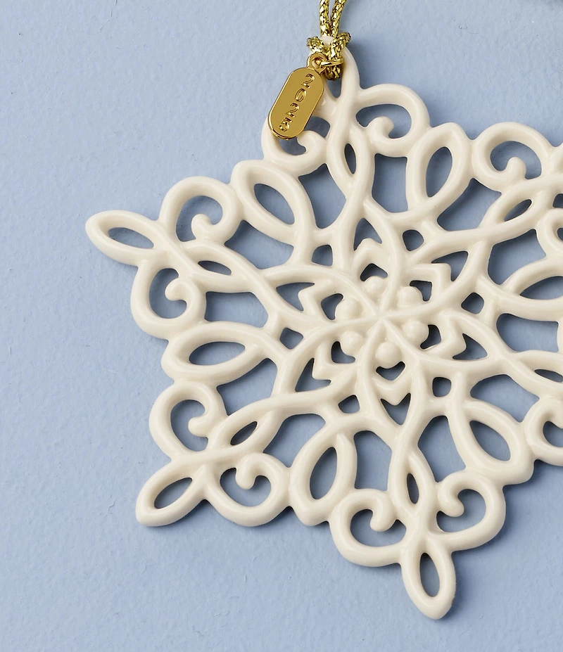 Lenox 2025 Snow Fantasies Snowflake Porcelain Ornament