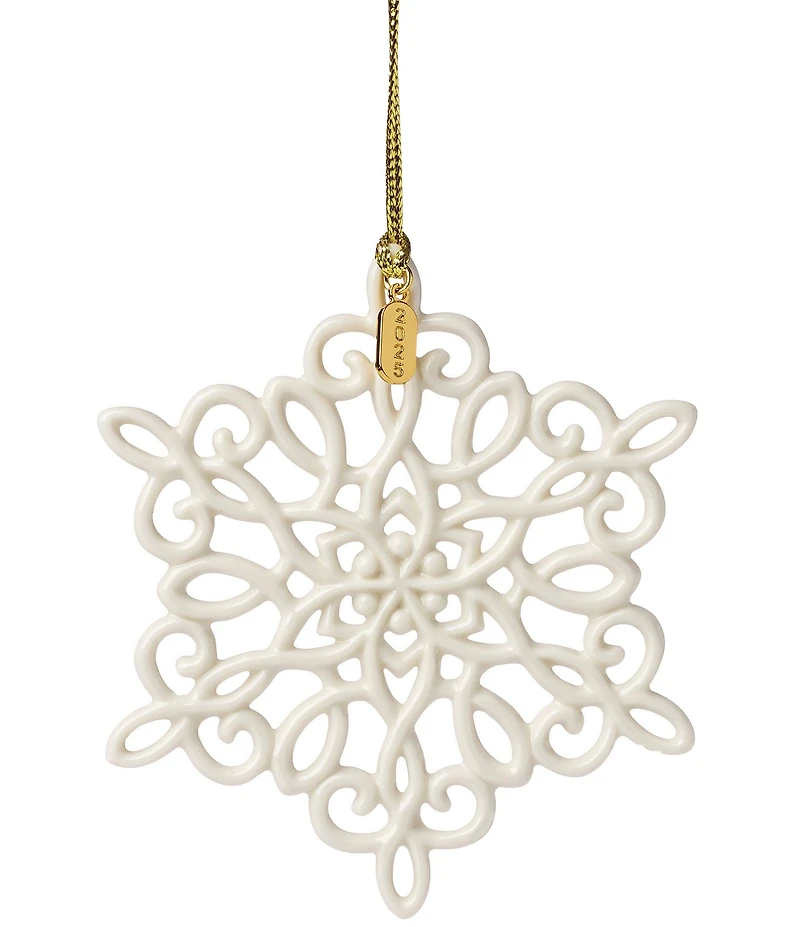 Lenox 2025 Snow Fantasies Snowflake Porcelain Ornament
