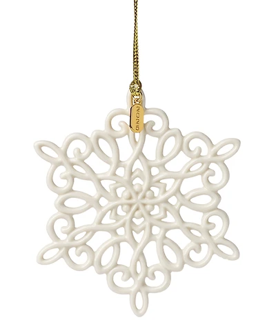 Lenox 2025 Snow Fantasies Snowflake Porcelain Ornament
