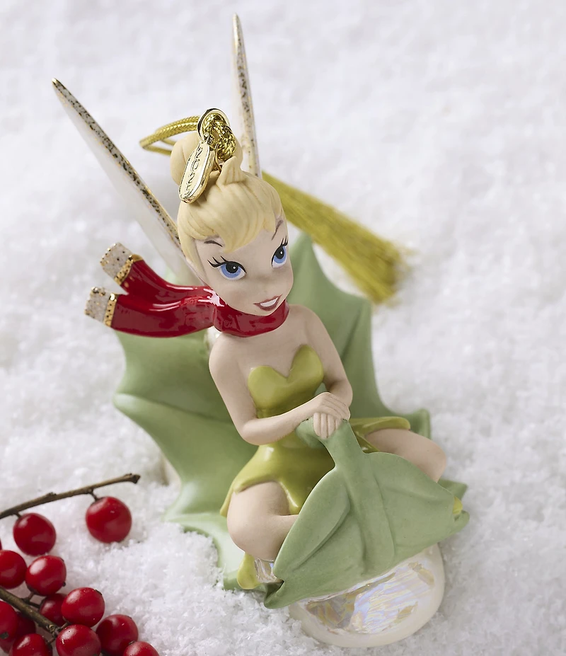 Lenox 2025 Tinker Bell Sledding Porcelain Ornament