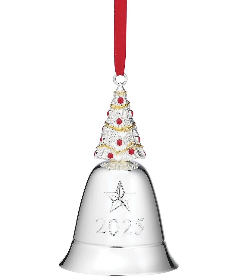 Lenox 2025 We Wish You a Merry Christmas Musical Bell Ornament