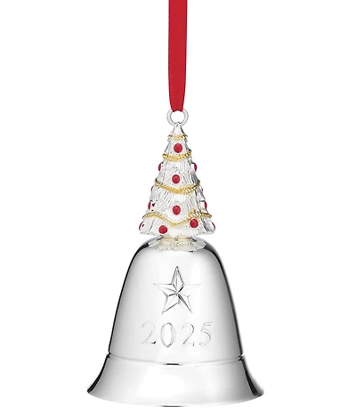 Lenox 2025 We Wish You a Merry Christmas Musical Bell Ornament