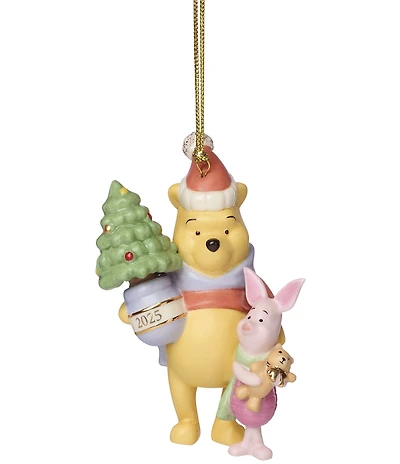 Lenox 2025 Winnie the Pooh & Piglet Porcelain Ornament