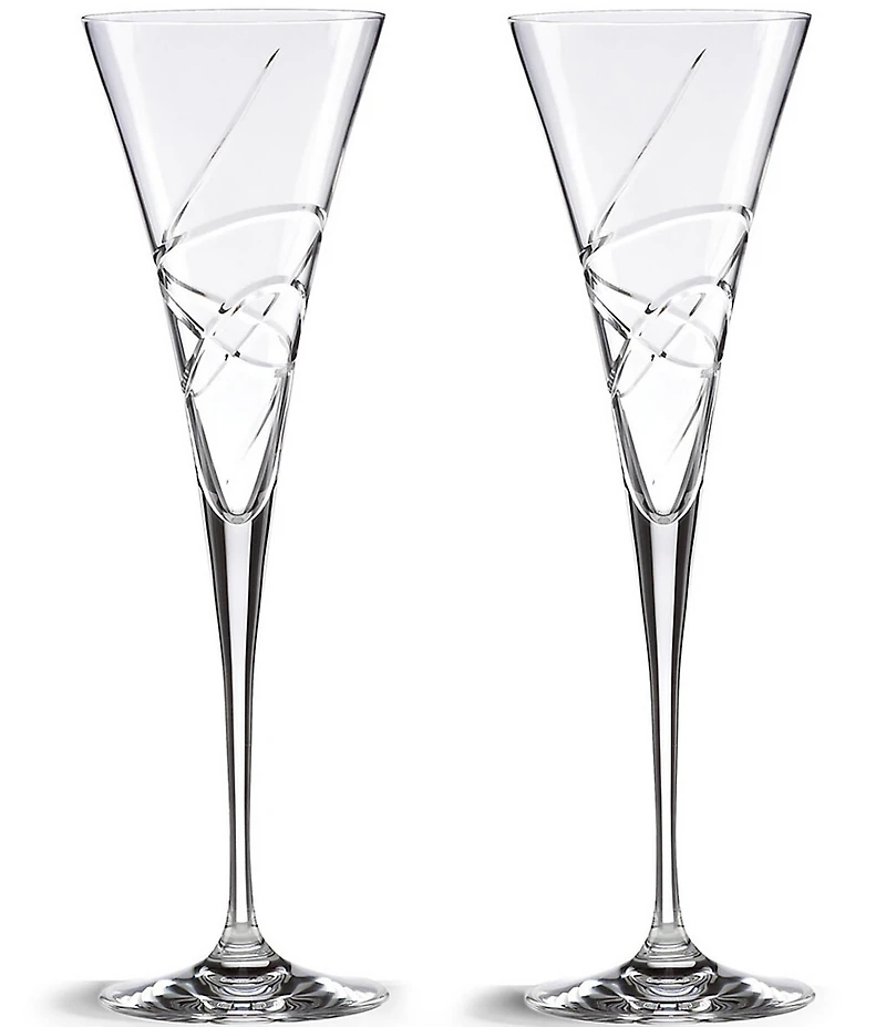 Lenox Adorn Crystal 2-Piece Toasting Flute Set