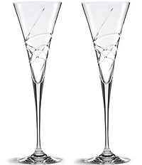Lenox Adorn Crystal 2-Piece Toasting Flute Set