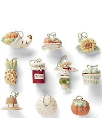Lenox Autumn Favorites 10-Piece Ornament Set