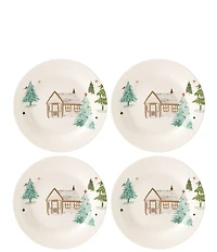Lenox Balsam Lane 4-Piece Tidbit Plate Set
