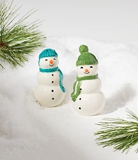 Lenox Balsam Lane Snowman Salt & Pepper Set