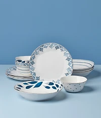 Lenox Blue Bay Assorted 12-Piece Dinnerware Set
