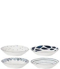 Lenox Blue Bay Assorted 4-Piece Pasta Bowl Set