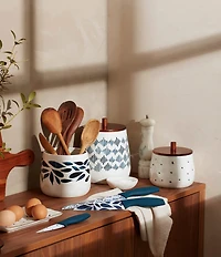 Lenox Blue Bay Porcelain 3-Piece Canister Set