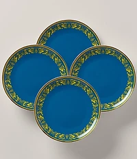 Lenox Bold LX Remix Blue 4-Piece Accent Plate Set