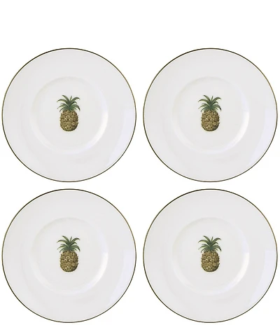 Lenox British Colonial Bamboo Dessert Plates, Set of 4