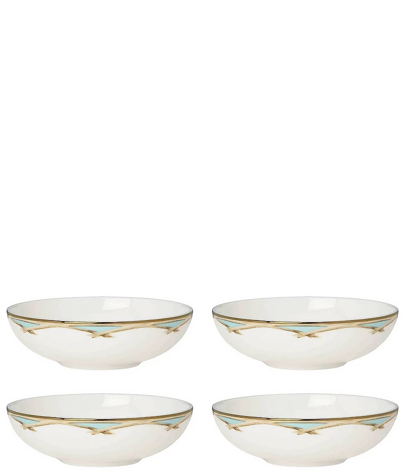 Lenox British Colonial Bamboo Fruit Bowls, Set of 4